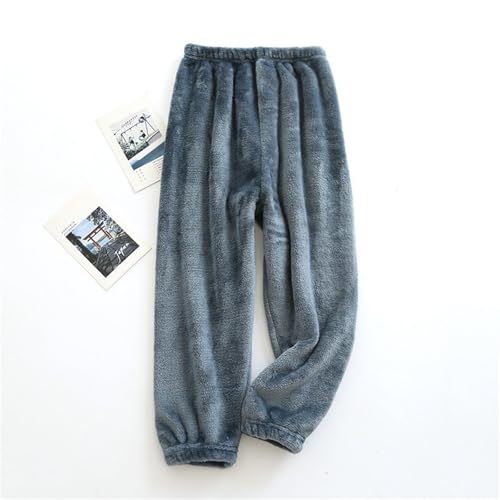 Girls Plush Fluffy Pj Fuzzy Fleece Pants Winter Warm Casual Cozy Lounge Bottoms Long Solid Color3