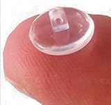 Runde Silikon Brillen Nasenpads / Brillenpads Schraub System 9 mm / 0.35'' 5 Paare
