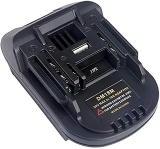 DM18M Battery Converter for Makita Tools, for Milwaukee M18 18V and for Dewalt 20V Battery Adapter (Only Adapter)