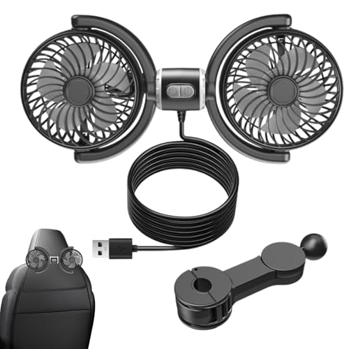 Double Head USB Car Seat Fan – OMSE872UAHX3EKI6 Double Head USB Car Seat Fan – OMSE872UAHX3EKI6