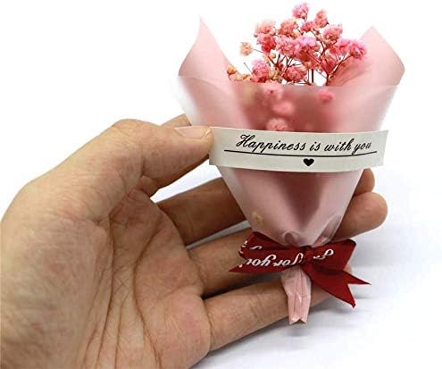 Yeelua Everlasting Flower Gift Box, Mini Soap Flower 3 Bouquet for Mother's Day Anniversary Wedding Birthdays Xmas Party Decoration