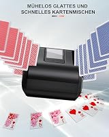 OBLITZON Automatischer Kartenmischer für 1-2 Decks AUTO/Manuell Modus – Ansicht 2