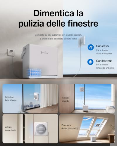 ECOVACS WINBOT W2S PRO Omni Robot lavavetri con stazione multifunzione - Immagine 2