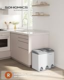 Zoom IMG-1 songmics cestino per rifiuti da Zoom IMG-1 songmics cestino per rifiuti da