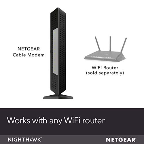 NETGEAR Nighthawk Cable Modem with Voice (CM1150V) - Certified for Xfinity by Comcast Internet & Voice Plans Up to 800Mbps | 2 Phone Lines | 4 x 1G Ethernet Ports | DOCSIS 3.1 by NETGEAR - Image 2