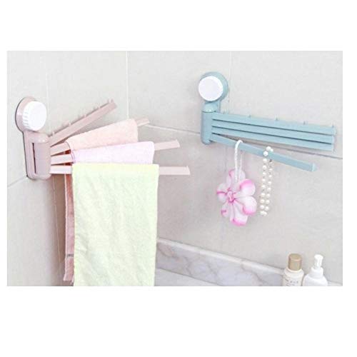 Toallero de pared sin agujeros para organizar trapos de cocina 4