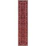 Hand Knotted Wool Oriental Runner Rug, Red, 2'9"x13'8", Full Pile Traditional Persian Style Hallway Carpet