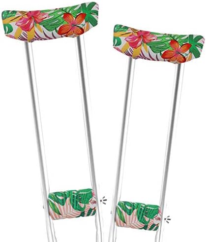 Crutch Pad and Hand Grip Covers Padding Washable Covers Crutch Cover Foam Crutch Padded Forearm Handle Pillow Covers for Walking Crutches for Armpits 10