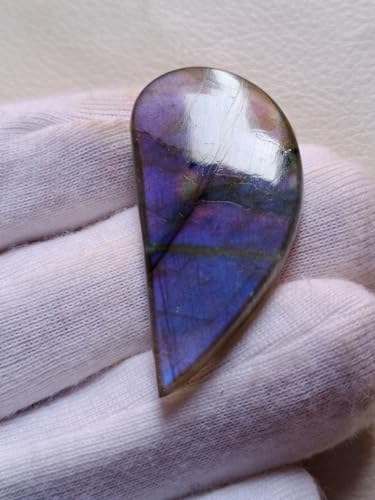 Labradorite violette de qualité supérieure cabochon pour haute bijouterie - 2