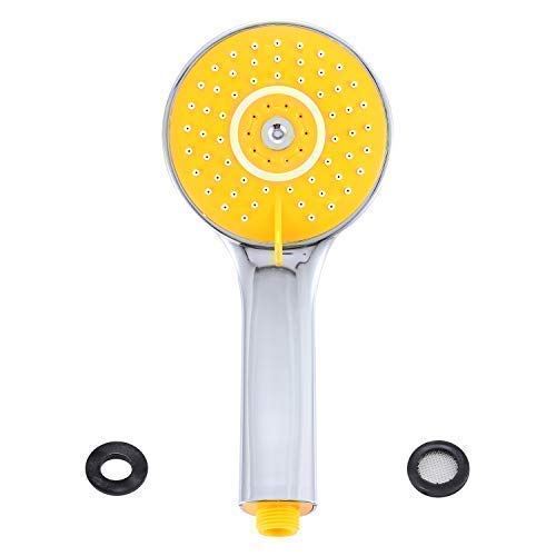 Alcachofa de Ducha, Bi-Komfort Alcachofa de Ducha Cromado, Cabezal de Ducha de Móviles, Cabezal de Ducha de Mano, con 3 Modos y Conector Universal G1/2" (Naranja) Cover