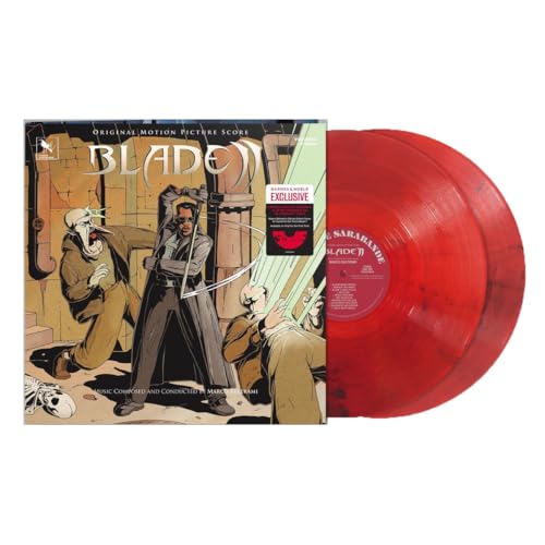 Album art for Blade II Original Motion Picture Score, 2LP Vinyl Record, Exclusive Bloodbath Red Color Edition by Marco Beltrami