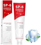 SP-6 Probiotic Whitening Toothpaste, Sp-6 Ultra Whitening Toothpaste, Enhanced Formula with 6 Pro...
