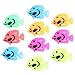 Tinksky 10pcs Lifelike Plastic Artificial Moving Floating Fishes Ornament Decorations for Aquarium Fish Tank (Random Color Pattern)
