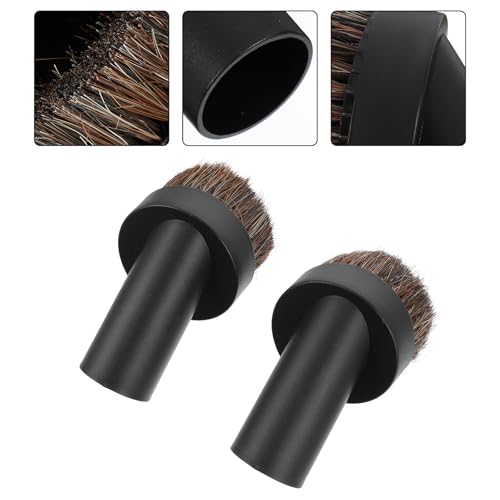 Cepillo para aspiradora de 32 mm con cerdas suaves pack de 2 negro 4