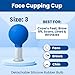 Lure Essentials Glass Facial Suction Cup Size 3 Medium Cup for Facelift Wrinkles Lymphatic Massage