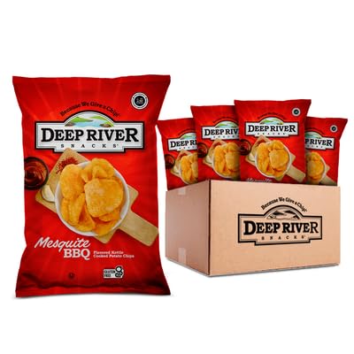 Deep River Kettle Mesquite BBQ Chips 2 oz (Pack of 24)