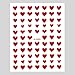 12 Sheets Valentines Nail Art Stickers Love Heart Nail Stickers Lip Nail Decals Red Self Adhesive Love Nail Art Supplies for Women Girls DIY Manicure Nail Art Decorations