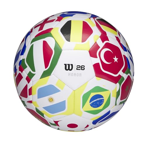 WILSON Honor Soccer Ball - Size 5, Multicolored