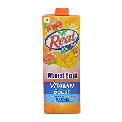 Image of Real Fruit power Vitamin Boost Mixed Fruit, 1 LTR Tetra Pk