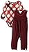 Burt's Bees Baby Baby Organic Bodysuit and Bubble Jumper Set, Winter Berry, 18 Months