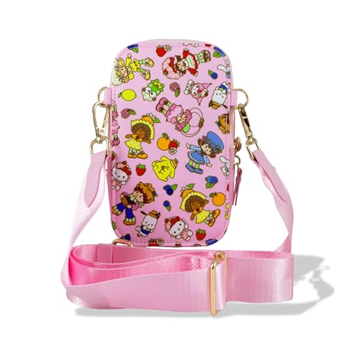 Image of Sonix x Sanrio Phone Pouch - Universal Smartphone Purse and Wallet, Crossbody and Shoulder Bag | Hello Kitty & Friends x Strawberry Shortcake