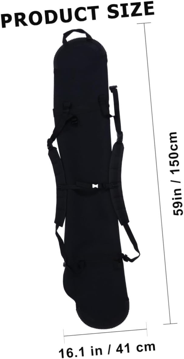 GLEAVI Snowboard Protection Cover and Bag Lightweight Snowboard Gear Backpack with Single/double Shoulder Straps for Convenient Storage and Travel