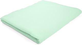 Papi Textil 2914050601 - Lençol Avulso Liso com Elástico, Verde, 130cm x 60cm x 10cm