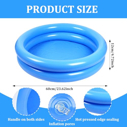Baño Inflable para Pies 23.6x23.6x4.7 in Azul miniatura 3
