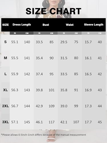 Image of PinkPatty Women's Casual 3 /4 Sleeve Polo V Neck Bodycon Maxi Dress