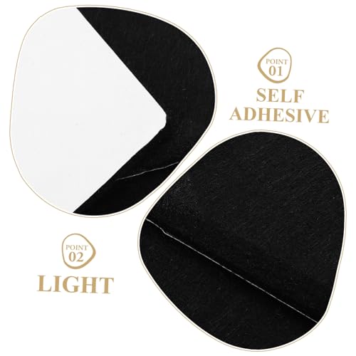 Brique murale auto-adhésive noir et panneau mur adhésif felt isolant phonique - 4