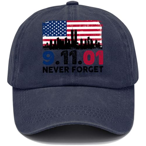 3 D G 9/11 Hat Never Forget Hats Never Forget 9/11 Baseball Caps American Flag 9 11 Caps Hats for Women Men
