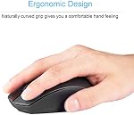 Type C Souris sans fil, AURTEC 2,4 GHz USB-C Mice sans fil pour ordinateur portable et plus USB-C Dispositifs