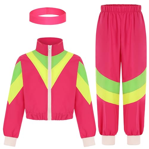 Disfraz Retro 80s para Niños y Niñas Cuteshower miniatura 6