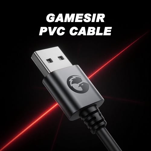 GameSir USB-A to USB-C Cable Wired Controllers - 1.8m / 5.9ft - Black by GameSir - Image 3