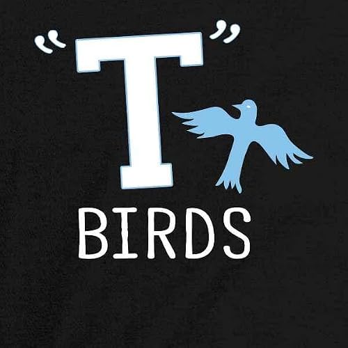 Pop Threads T Birds Tbird Gang Logo Retro 50S 60S Cosplay Baby Toddler Kids Girl Boy T-Shirt Black 5 #TOP2