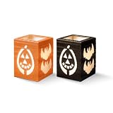 Ursus 148 00 99 - Deko Laternen "Halloween", Orange und Schwarz