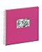 Produktbild Pagna 13938-34 Passepartout-Spiralalbum 310 x 320mm, Leineneinband mit Passepartout, weißer Fotokarton, dunkelrosa