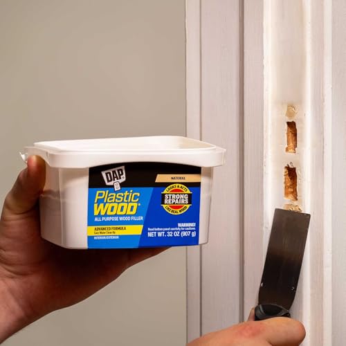 DAP Plastic Wood All Purpose Latex Wood Filler, Natural, 32 Oz (7079800525) by DAP - Image 6
