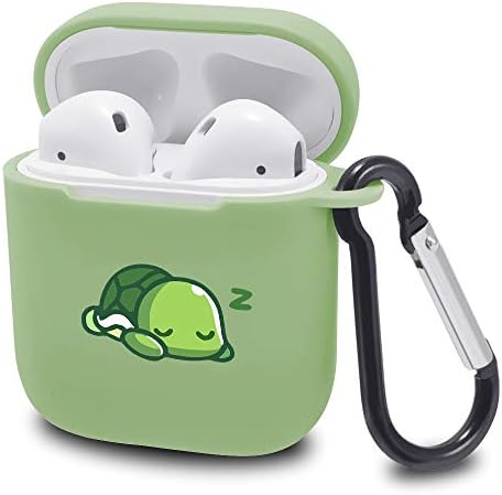 LuGeKe Cute Koala Green Case Cover for Airpods 1/2 with Keychain, Lovely Koala Bear Soft Shockproof Fun Animal Print Protective Airpods 1/2 Cases Cool Charging Case with Design for Boys Girls Friend