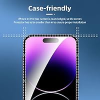 NEW'C Schutzfolie für iPhone 14 Pro Max für Panzerglas – Ansicht 5