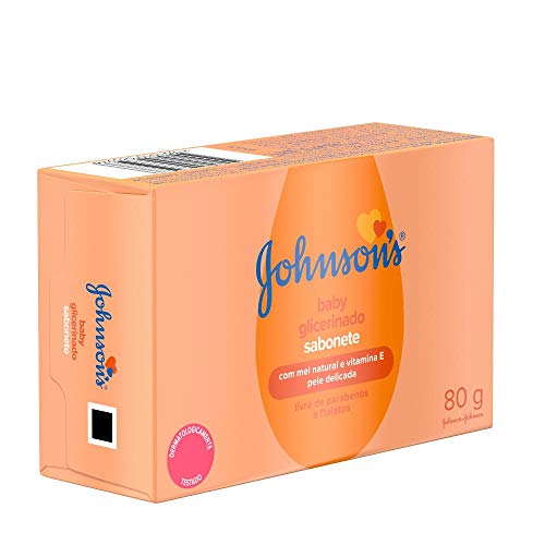 Johnson's Baby Sabonete De Glicerina Em Barra, 80g
