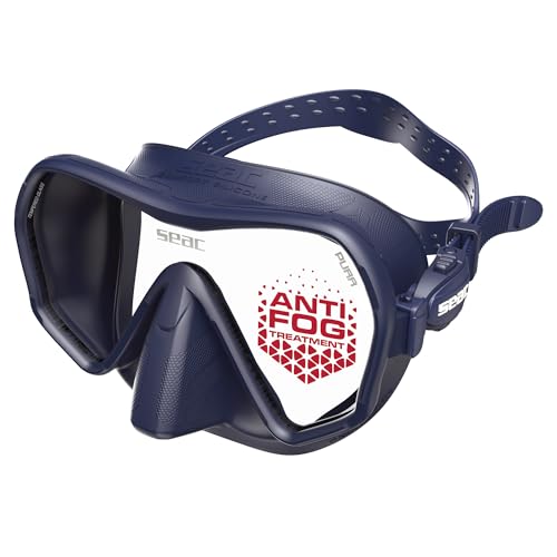 SEAC Pura – Frameless Single-Lens Silicone Diving Mask | Antifog Low Volume...