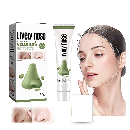 Blackhead Removal Peel off Nasal Mask, Blackhead Removal Pore Strips, Blackhead for Deep Cleansing Plant Pore StripsCleansing Pe