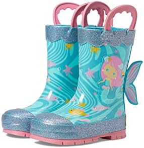 Western Chief Molly Mermaid Rain Boots (Toddler/Little Kid/Big Kid) Aqua 13 Little Kid M | Image 3