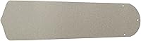 Craftmade BCD52-BN 52-Inch Replacement Ceiling Fan Blades, Brushed Nickel Finish, Set of 5 - Contractor's Standard Series