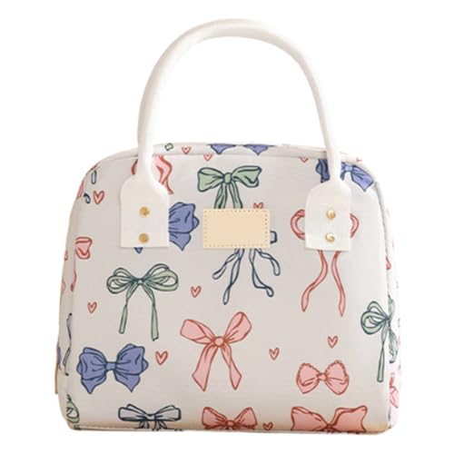 Tyinerc Bolsa para el almuerzo - Recipiente reutilizable a prueba de fugas - Bolsa de almuerzo reutilizable como soporte de caja - Para mujeres niñas escuela viajes camping pesca picnic oficina al