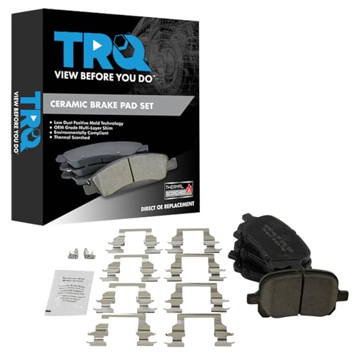 TRQ Front Brake Pads Ceramic Compatible with 1997-2001 Lexus ES300 1999-2001 RX300 1998-2004 Toyota Avalon Camry 1999-2003 Solara