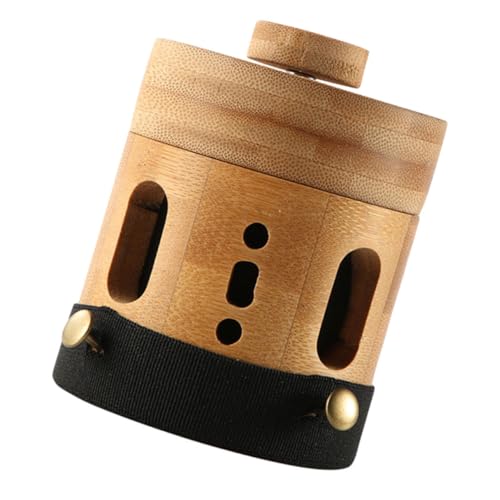 UTHCLO bote de moxibustión calor herbario calefacción soporte de cono de moxa depósito de moxa quemador de cono de moxa quemador de moxa de cintura tubo de bambú