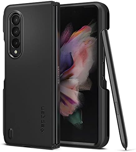 Spigen Thin Fit P designed for Samsung Galaxy Z Fold 3 5G Case Cover (2021) - Black (S-Pen NOT included)