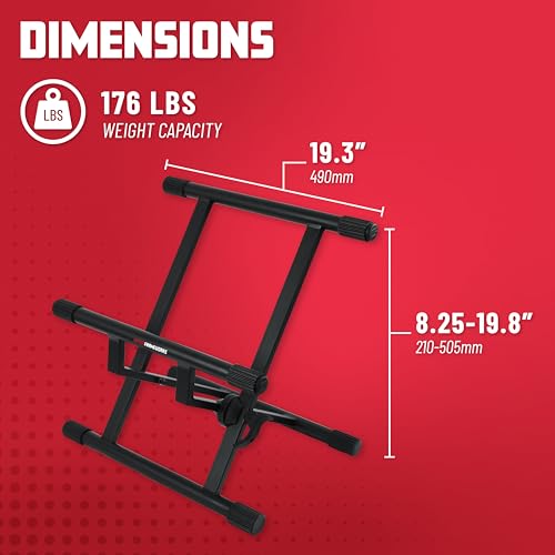 image for Gator Frameworks Adjustable Guitar Amp Stand, Fits Most Combo Amplifie